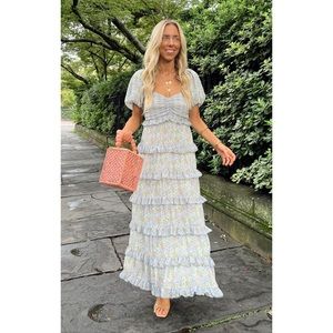 Show Me Your Mumu Colette Maxi in Primrose Print Mix size Medium